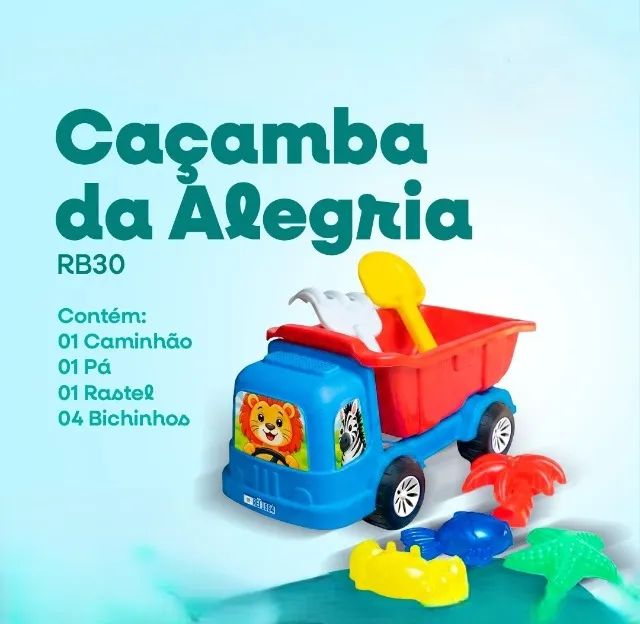 Kit Carrinho Infantil Caçamba da Alegria  - Foto 2