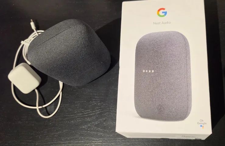 Google Nest Audio Carvão - Caixa de som inteligente com Caixa e