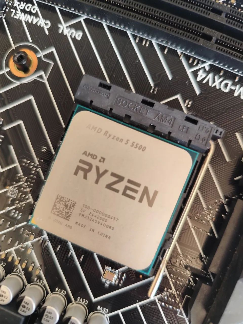 Placa mãe A520M +processado ryzen 5 500 - Foto 5