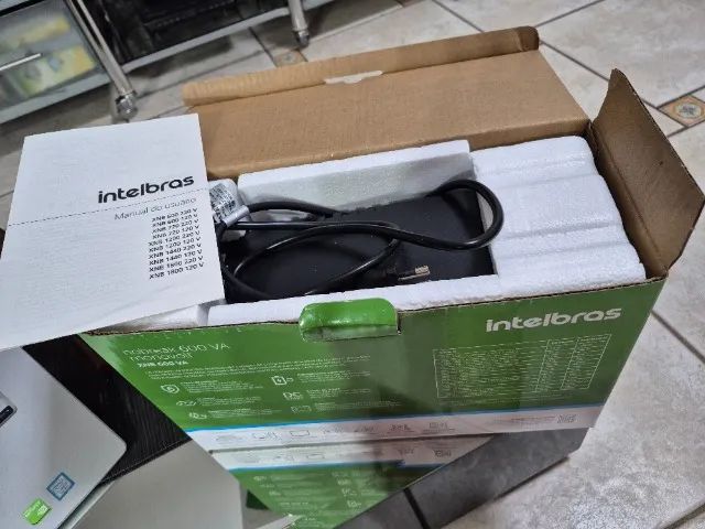 Nobreak 600VA 110v XNB 600 Monovolt Intelbras - Usado Somente 3 x - Na caixa - Foto 2