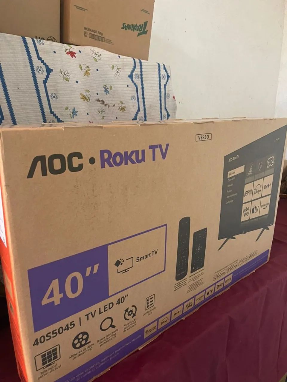 Tv Aoc 45 Polegadas Le45 Você comprou Smart Tv Aoc 40 40s5045/78g Roku Tv Dled Full Hd. - TVs ...