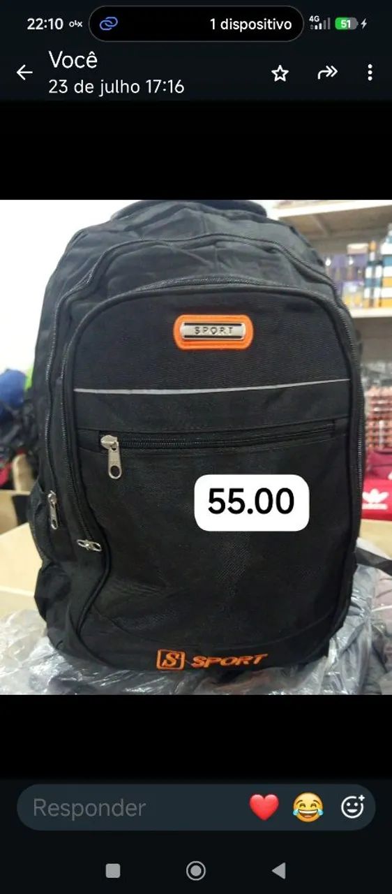 Bolsa impermeável c porta noot book