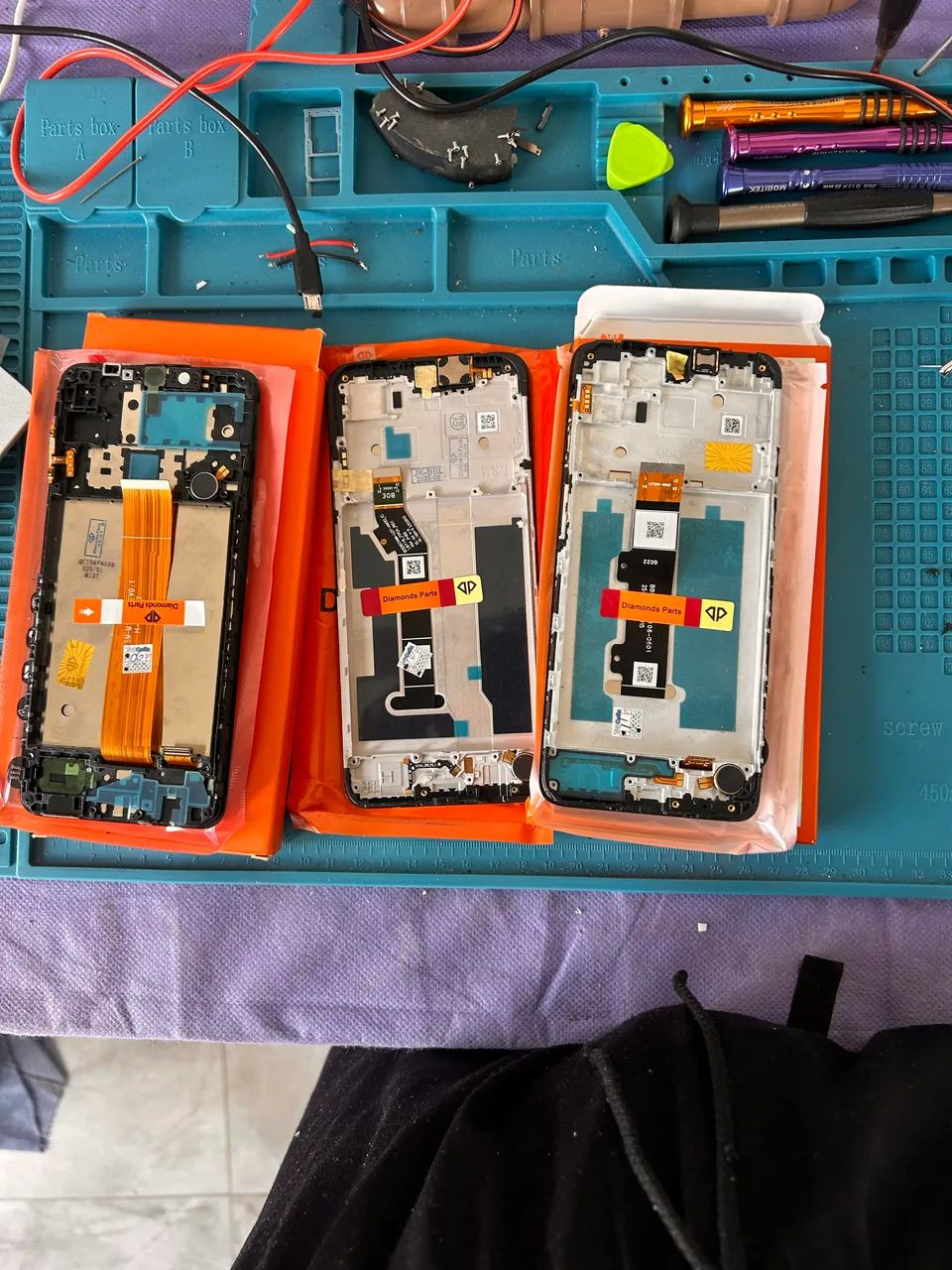 Telas diamonds moto e32 e Samsung m12 é A12  - Foto 2
