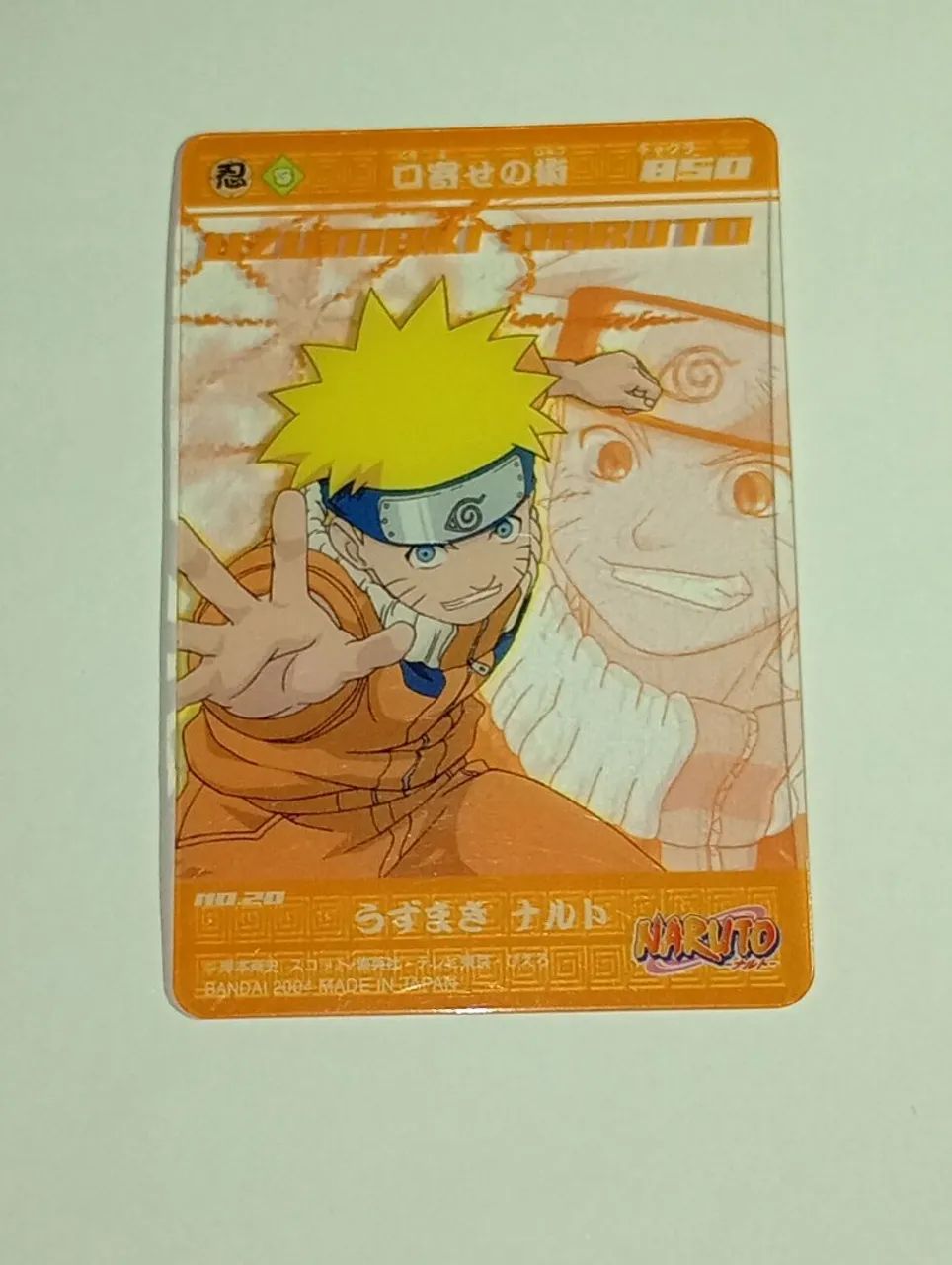 4 Cards Bandai Naruto 2004/2005 Japoneses - Foto 3