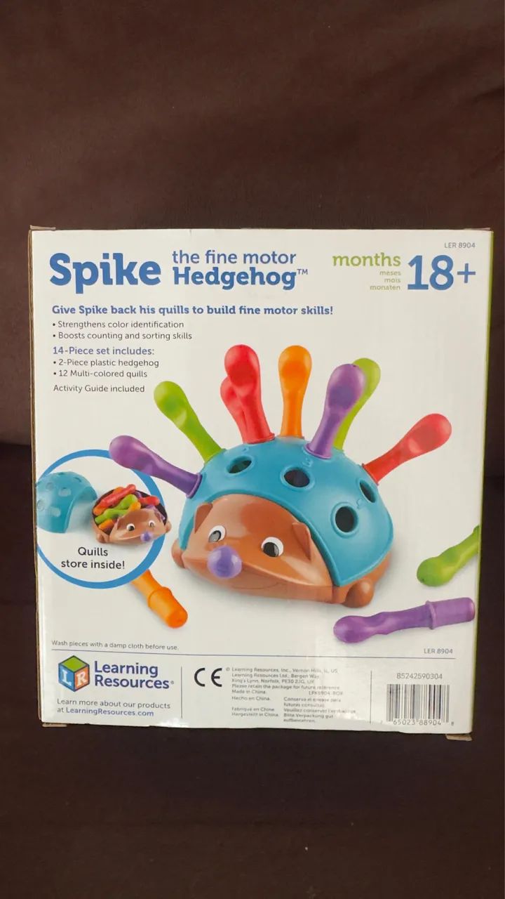 Brinquedo Educativo Spike Hedgehog Learning Resources Coordenação Motora (Na Caixa) - Foto 2