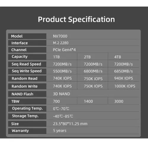 SSD NV7000 1TB - Foto 3