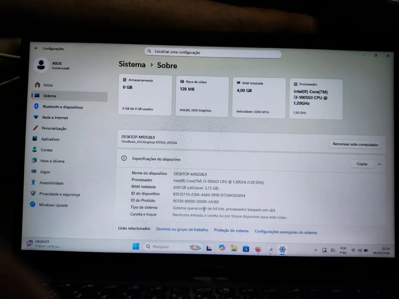 Notebook ASUS VivoBook  - Foto 3
