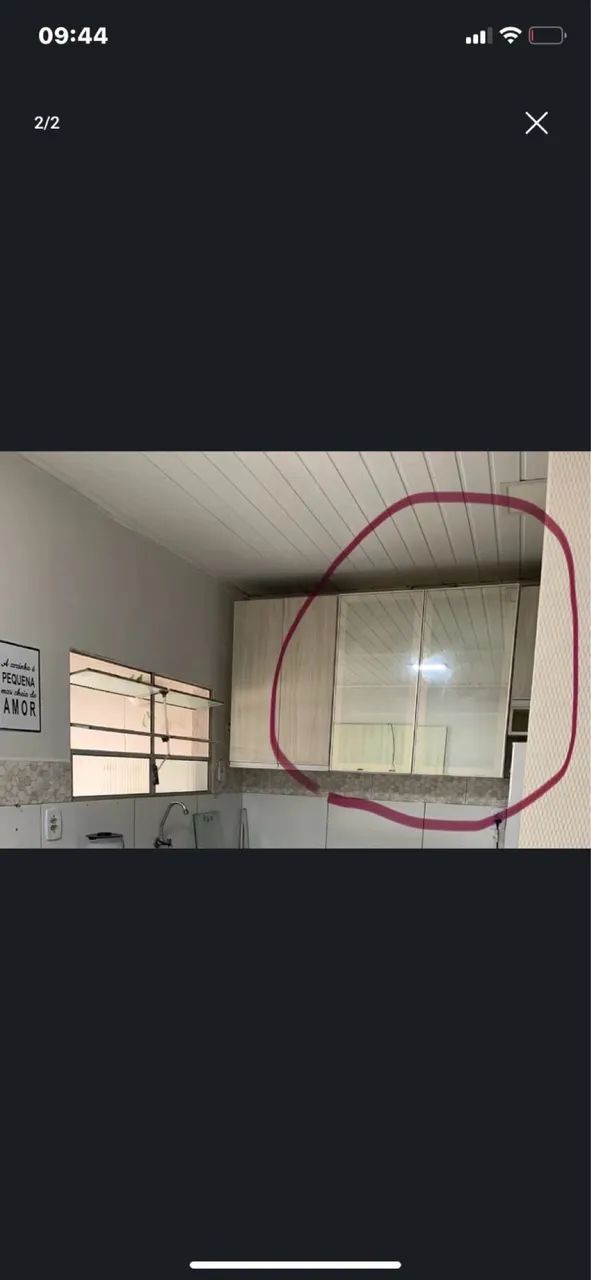 Armário suspenso com portas espelhadas  - Foto 4