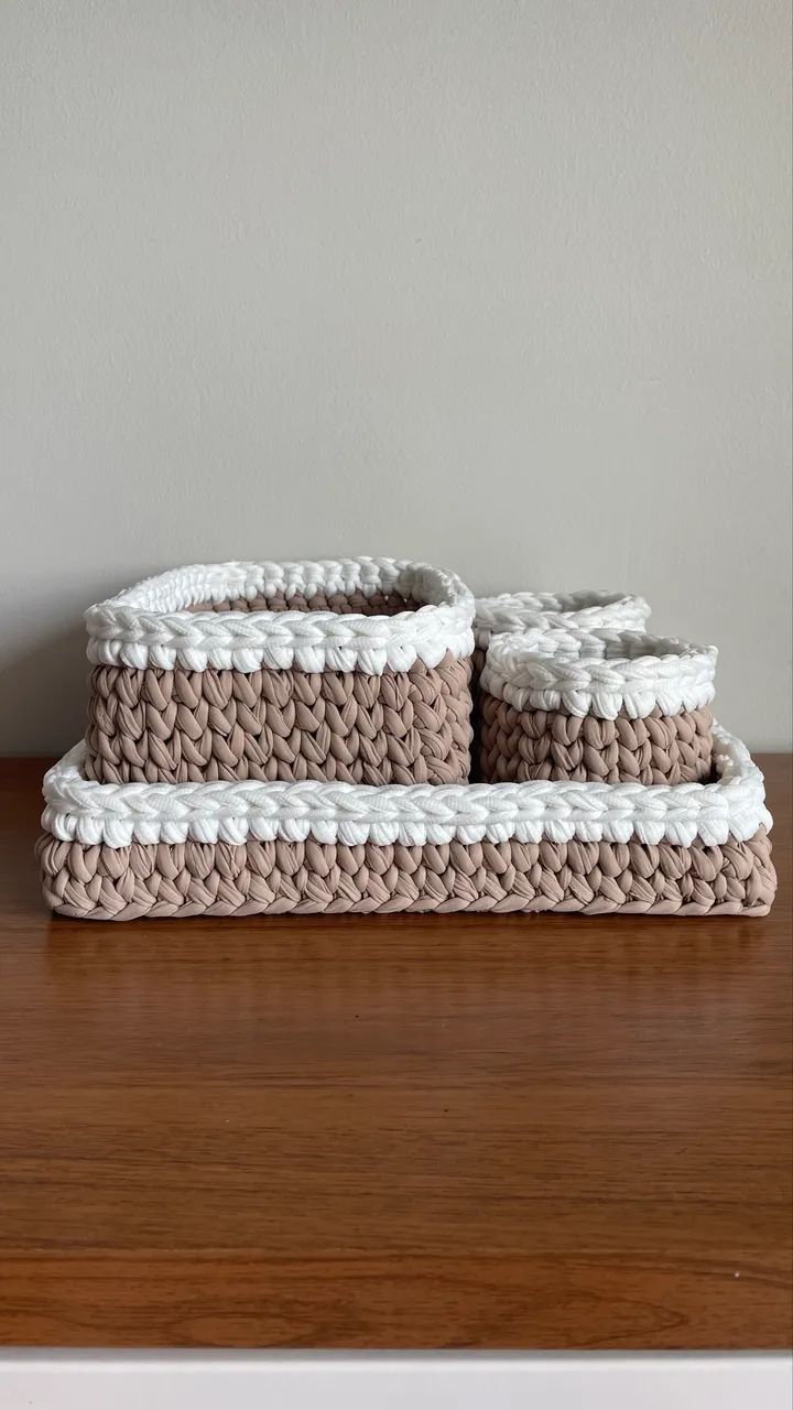Kit Higiene para bebê de crochê  - Foto 2