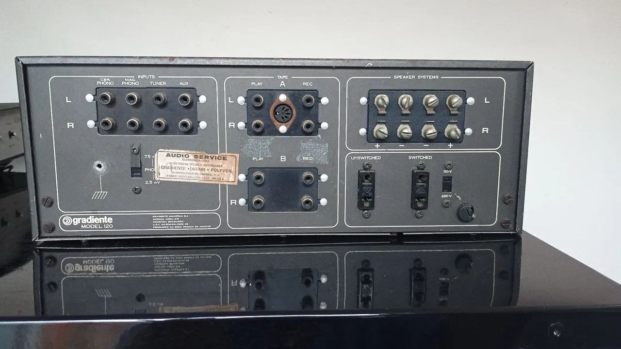Amplificador Gradiente model 120 leia a descrição  - Foto 4