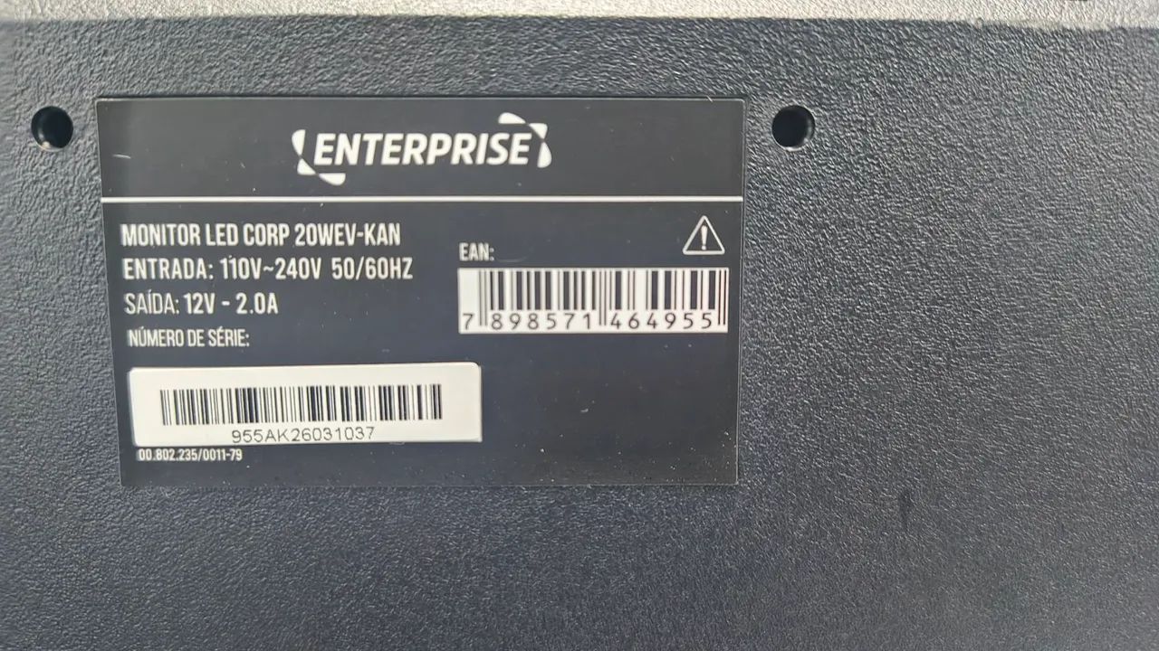 Monitor " Enterprise" 20 Polegadas  - Foto 4
