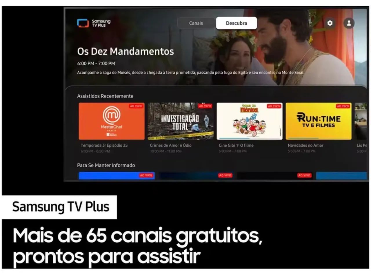 Smart TV Samsung 43? 4K UHD CU7700 - Excelente Estado - Foto 5