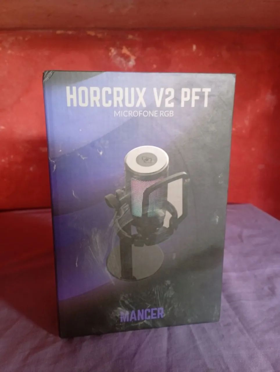 Vende microfone RGB horcrix V2 pft