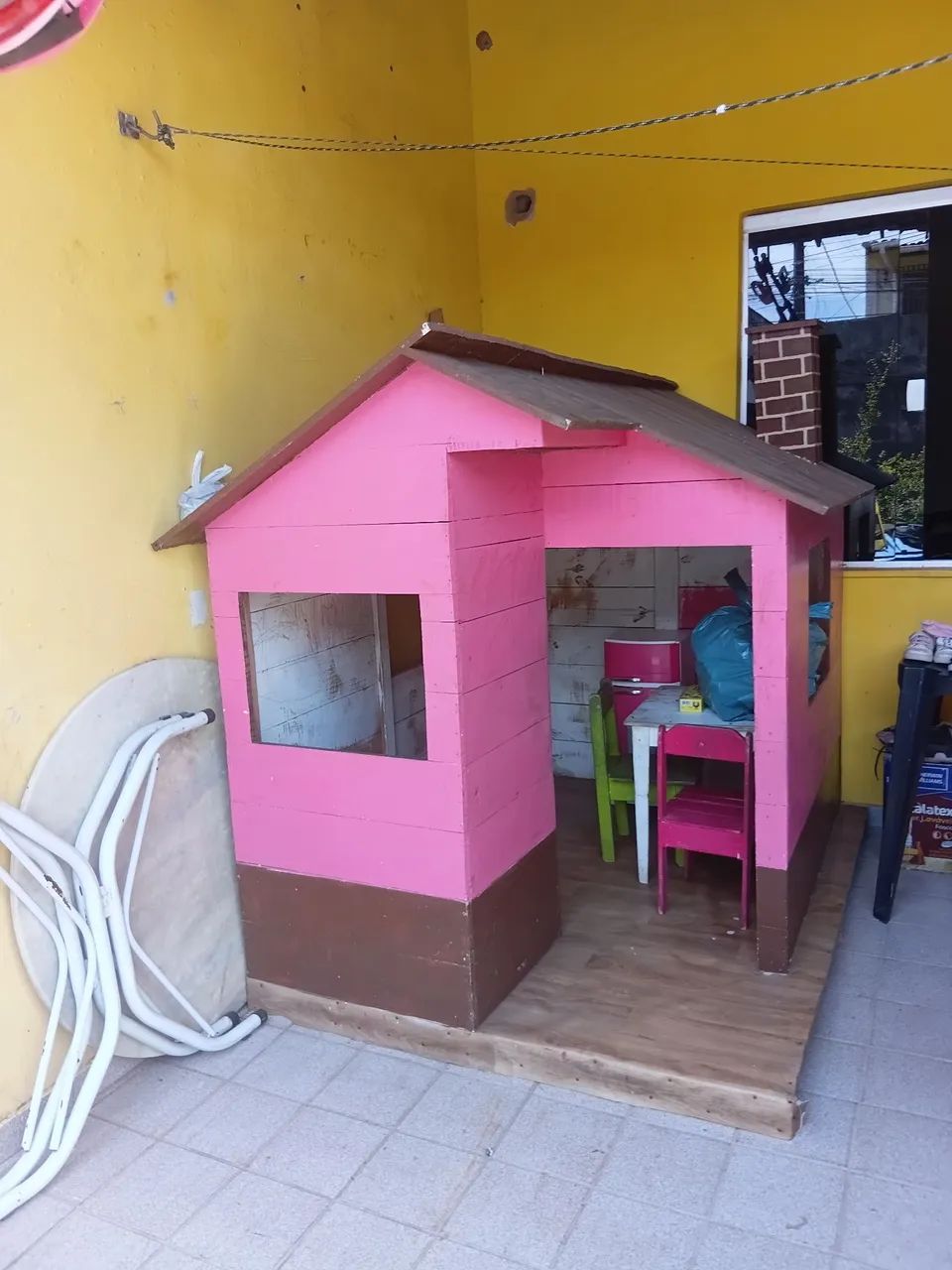 Casinha de madeira infantil - Foto 2