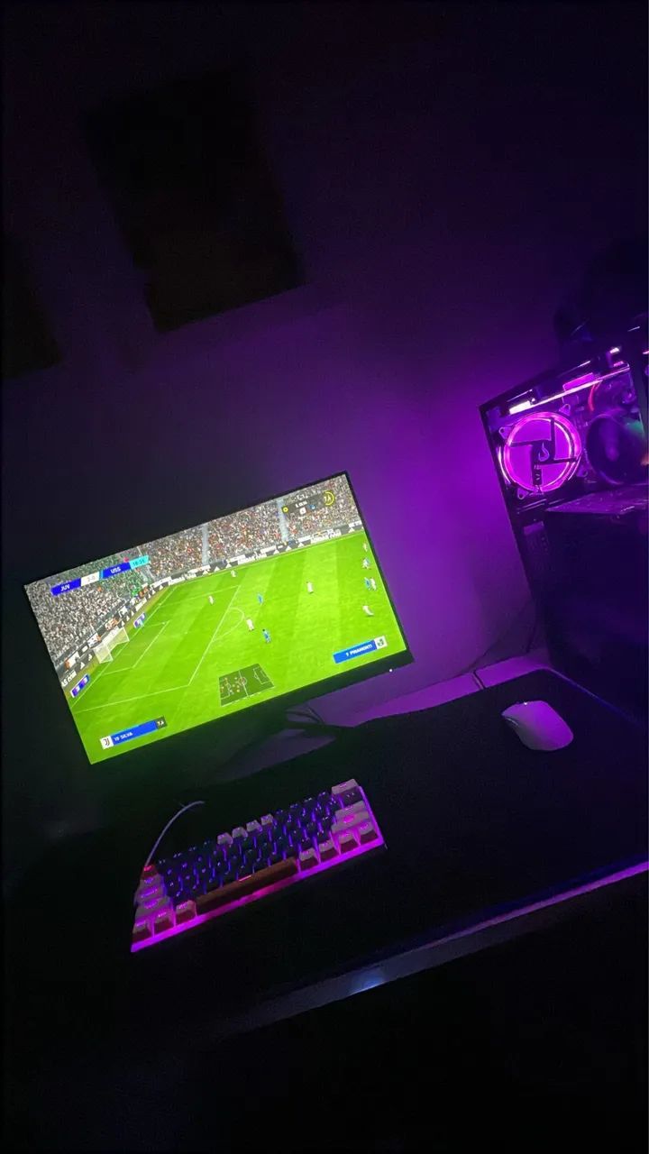 Teclado mecânico 60%  e mouse sem fio caixa e tudo!! - Foto 3