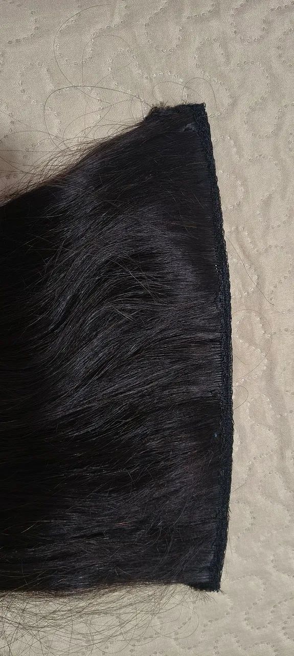 Cabelo humano na tela com tic tac  - Foto 2
