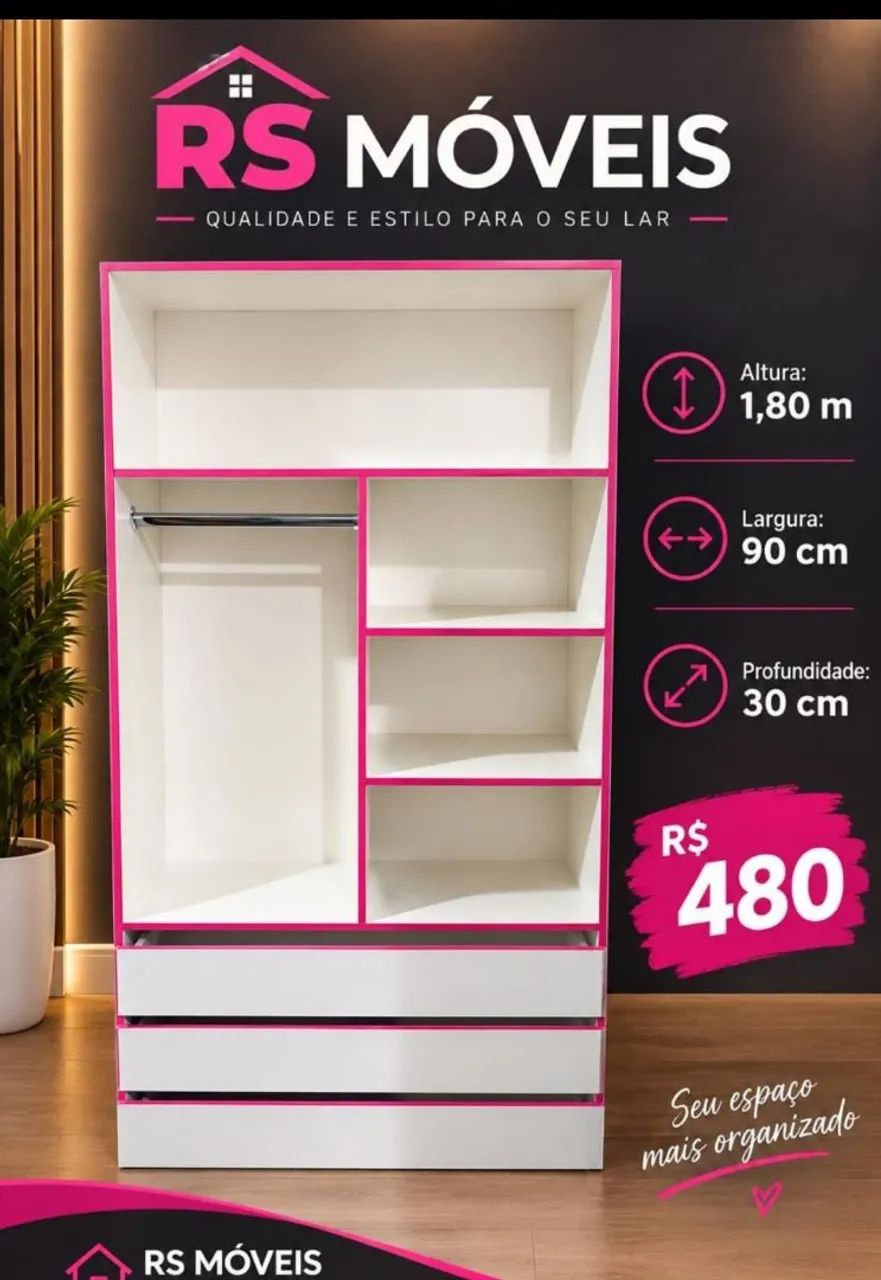 Closet guarda roupa promoção 