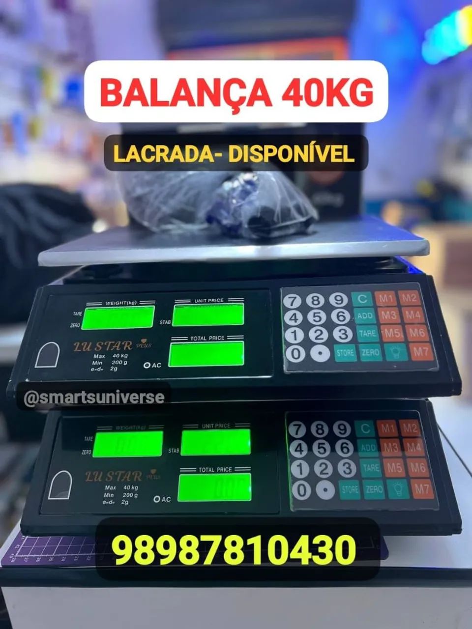 Balança Digital Lacrada | chama para mais informações 