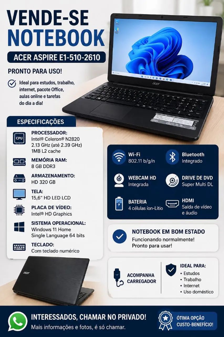 Notebook Acer - Foto 4
