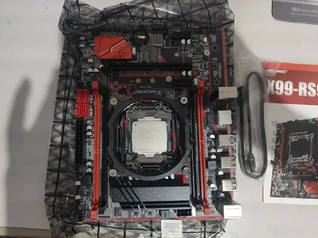 Kit Placa Machinist X99-rs9 +xeon E5 2670-v3 - Foto 3