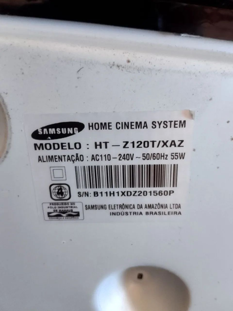 Sistema de home theater Samsung com defeito. - Foto 4