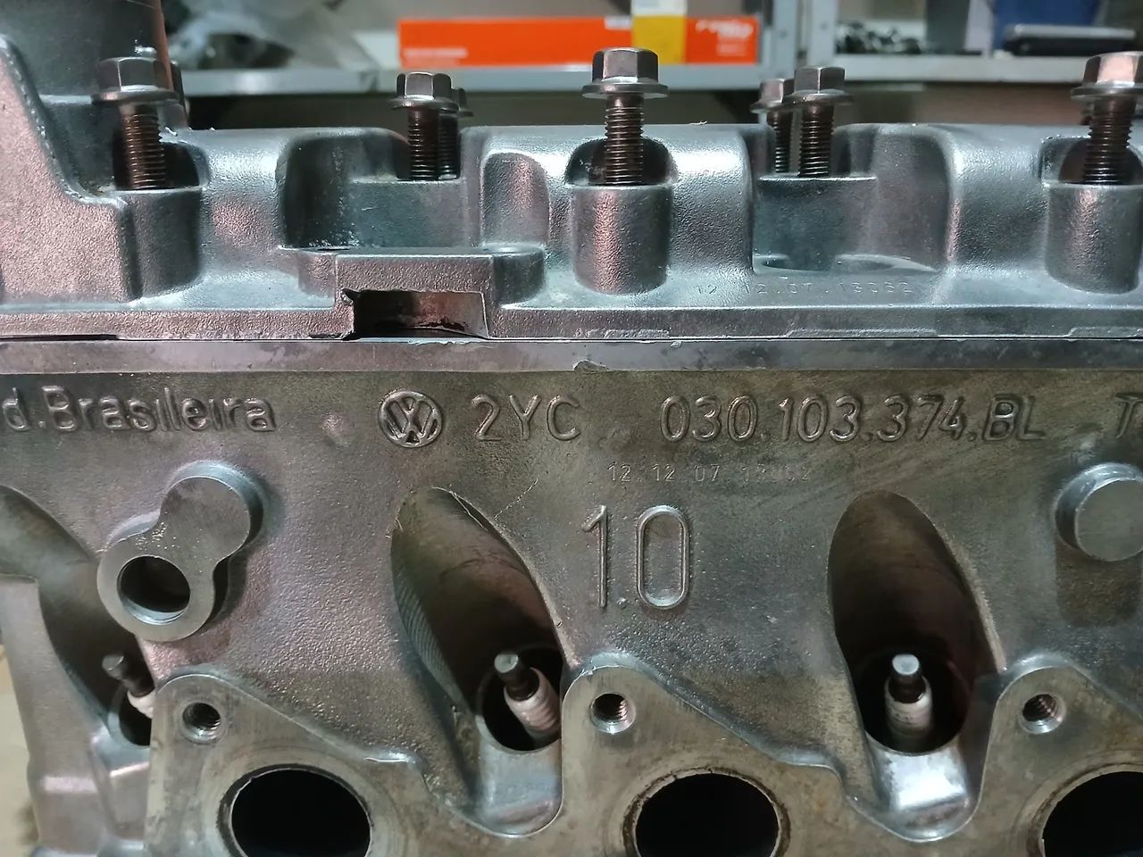 Cabeçote Gol/voyage EA111 1.0 original VW - Foto 2