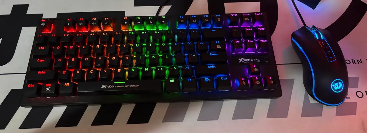 Teclado e mouse gamer - Foto 4