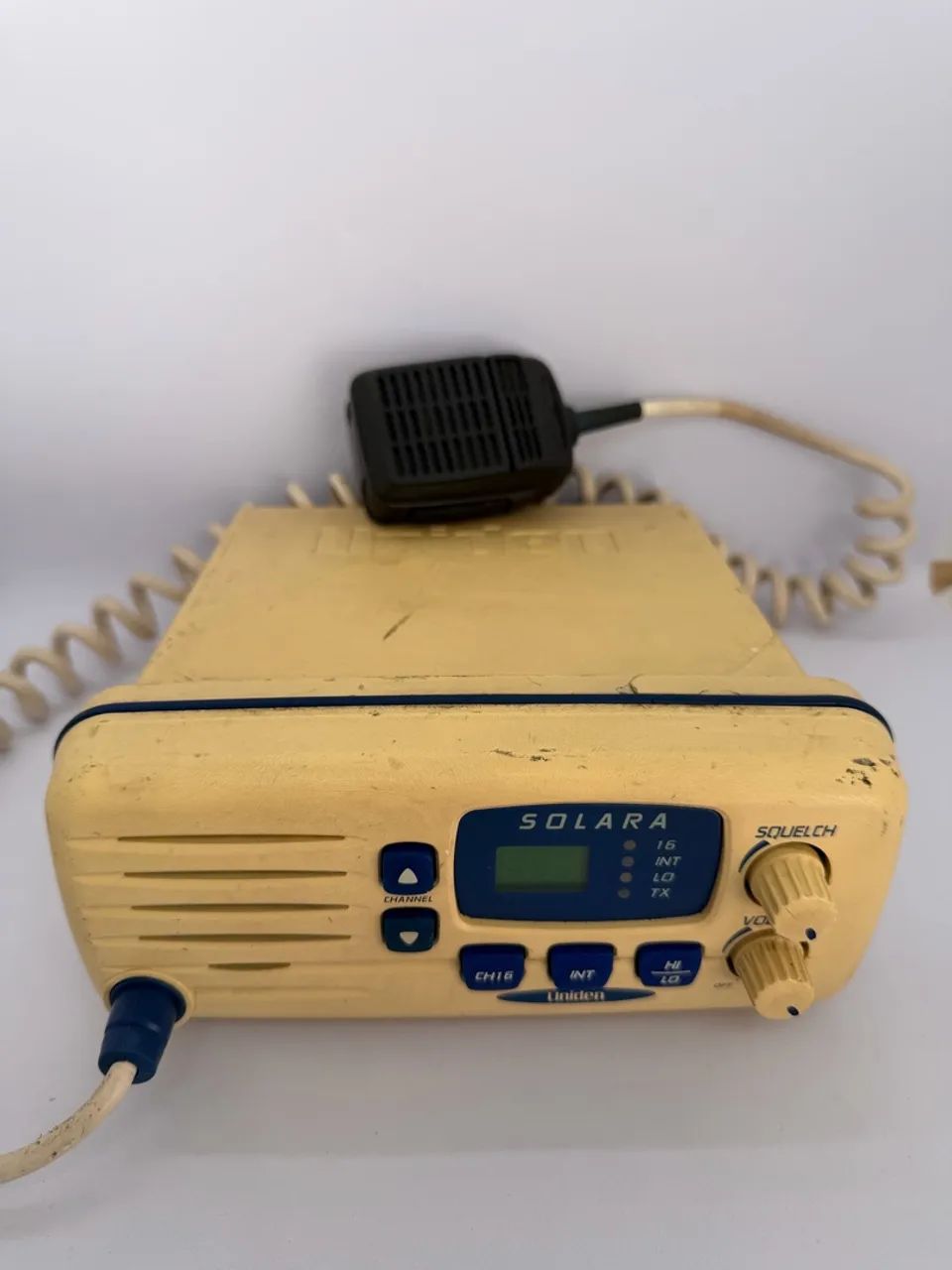 Rádio VHF Marítimo Uniden Solara - Funcionando - Com Microfone - Foto 2