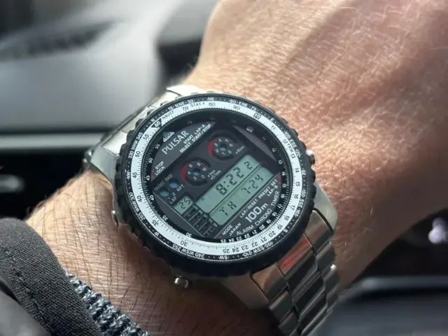 Citizen Tipo Windsurf Vintage Pulsar ChonoTimer Incrível