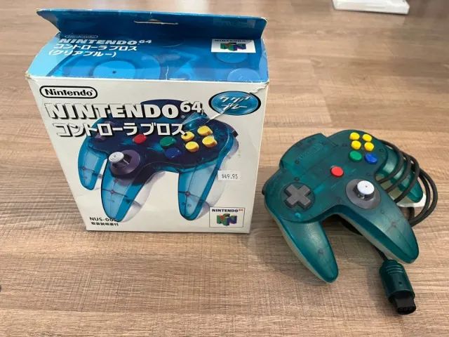 Controller Clear Blue Japonês N64