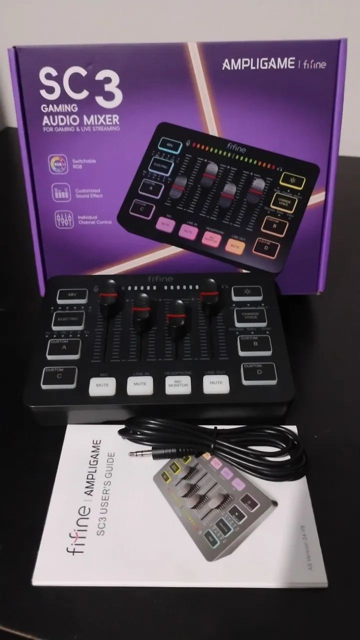 Fifine SC3 Audio Mixer