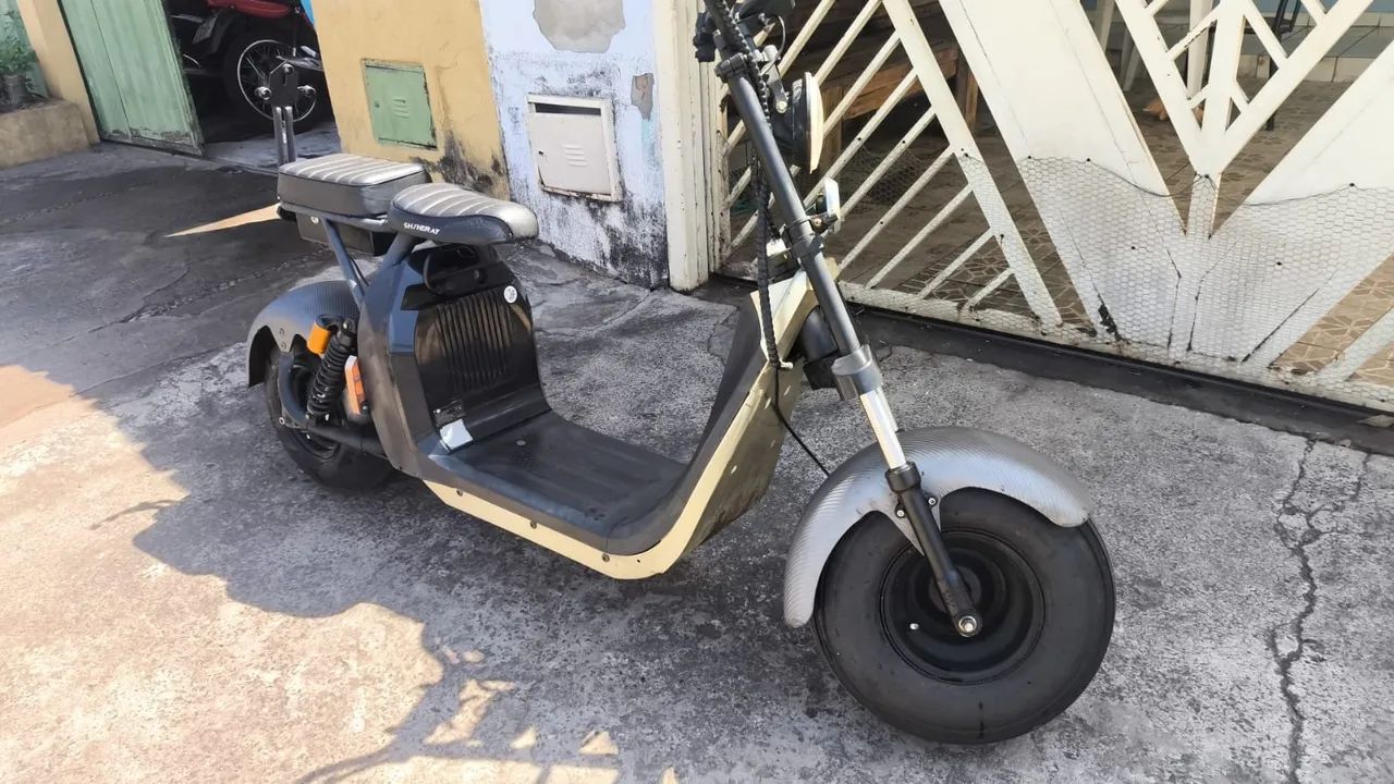 SCOOTER ELÉTRICA - BATERIA NOVA - Foto 5