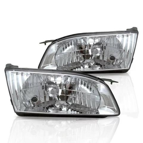 Par Farol Cromado Toyota Corolla 1998 1999 2000 2001 2002 - Foto 2