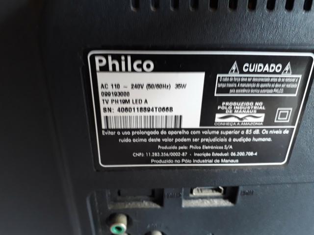 Vendo TV Philco led 19 polegadas - Foto 3
