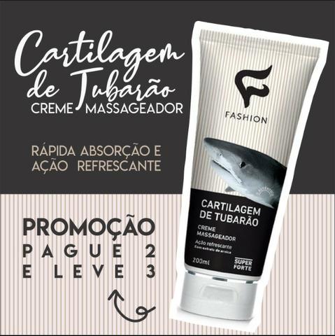 Gel Massagem Cartilagem de Tubarão Creme - Fashion - Foto 2