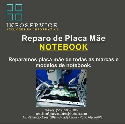 Conserto( reparo) placa Mãe Notebook