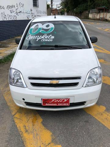 Meriva 2009 1.8 flex completa banco de couro - Foto 3