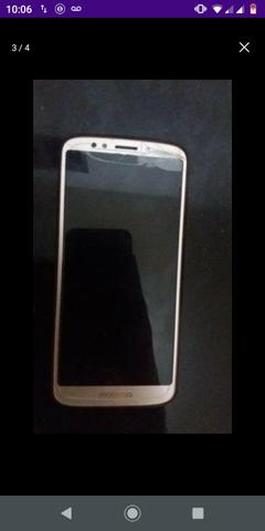 Vendo moto G6 Play com trincado na parte de cima - Foto 4