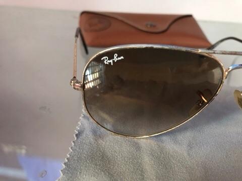 RayBan Aviador Feminino Marrom degradê - Foto 3