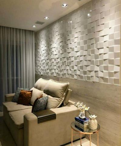 Gesso 3D - Revestimento Parede - Foto 3