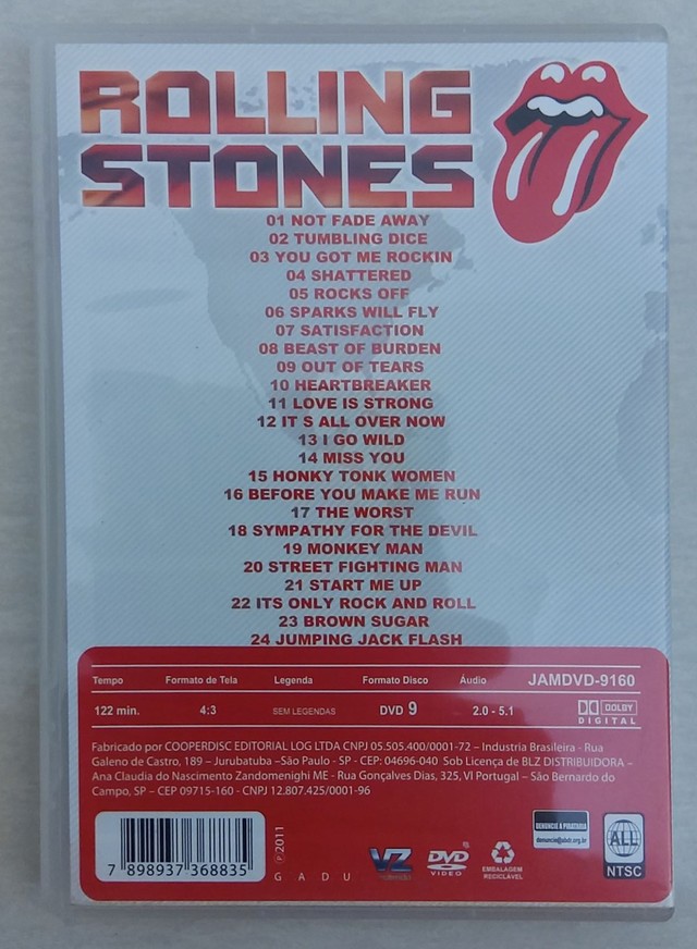 DVD ROLLING STONES LIVE BREMEN GERMANY ALEMANHA 1998 - Foto 2