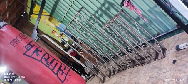 Treliças Kit Trave Box Truss Q20 Aço 2.50x3m - Foto 4