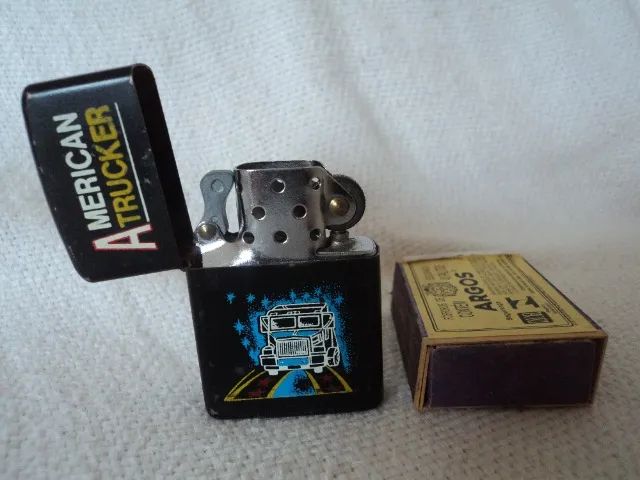 Isqueiro Zippo, Vintage, American Trucker (Item para colecionador) - Foto 6