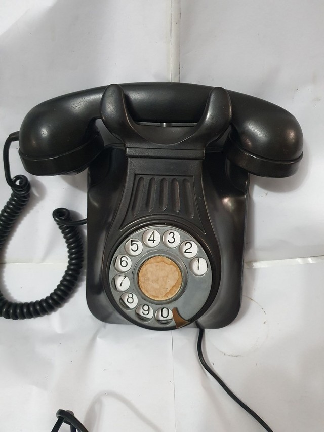Antiguidade telefone baquelite parede excelente estado - Foto 2