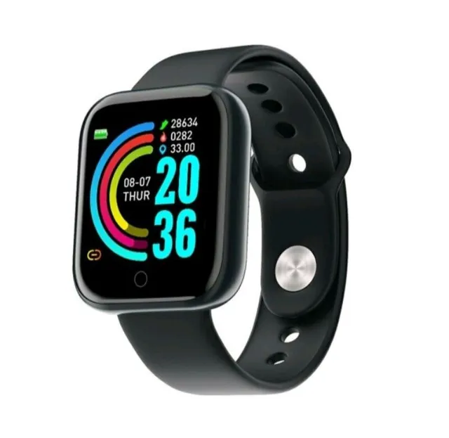 Smartwatch P80 Original sport Pulseira Milanese + Pulseira Extra Aplicativo  DaFit + Nota Fiscal (Rosa)