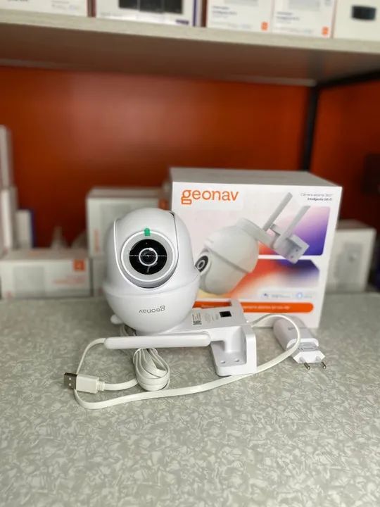 Câmera de segurança externa 360, Wi-Fi, IP65 Resistente a Chuva, Lacrado Pronta Entrega - Foto 4