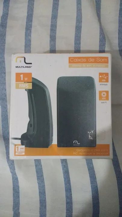 Caixas de Som Multilaser p/ Desktop e notebook