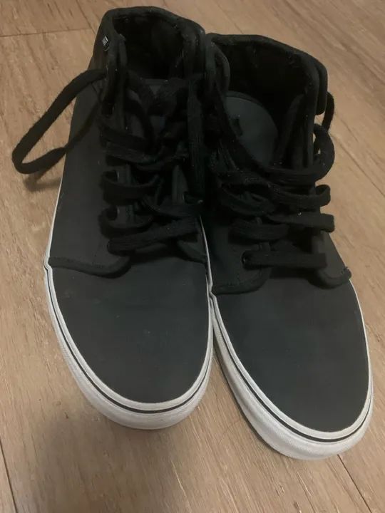 Tenis vans preto cano alto - Foto 3