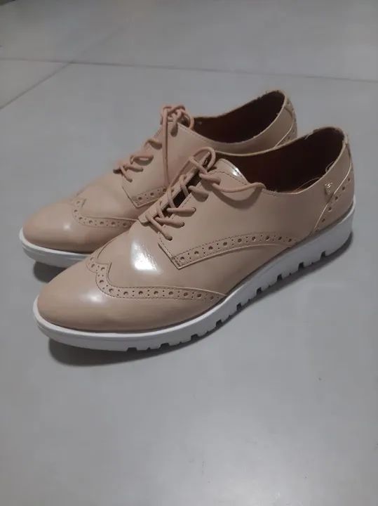 Tênis sapato Oxford Bege