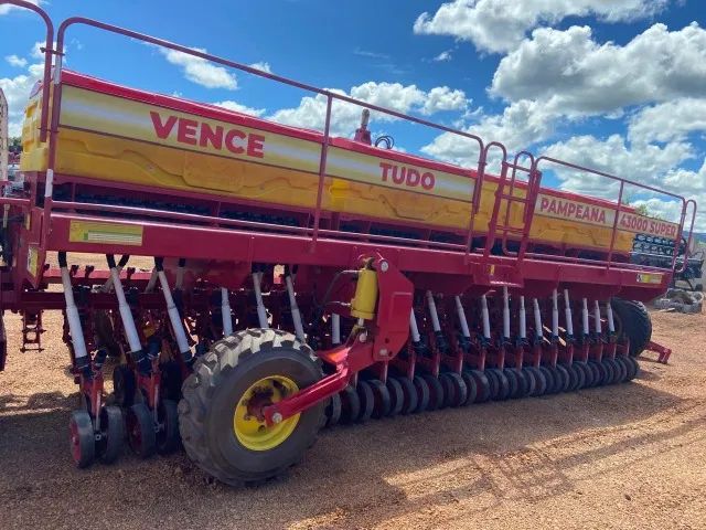 Semeadeira Adubadeira De Arrasto Vence Tudo Pampeana 43x17 - Foto 2
